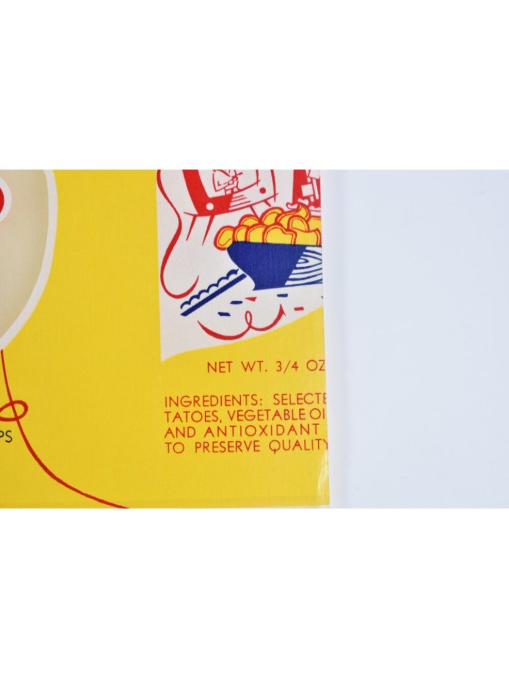 Vintage 1940’s Frito Kid Ta-tos Potato Chips Wax Bag Pre-Frito-Lay New Old Stock - Picture 8 of 10